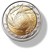 2 Euros Commémorative Italie 2004