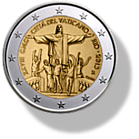 2 Euros Commémorative Vatican 2013